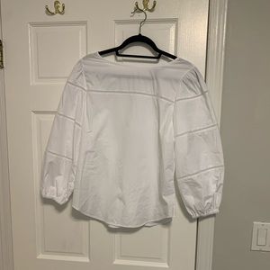 Never worn White puff sleeve Ralph Lauren blouse